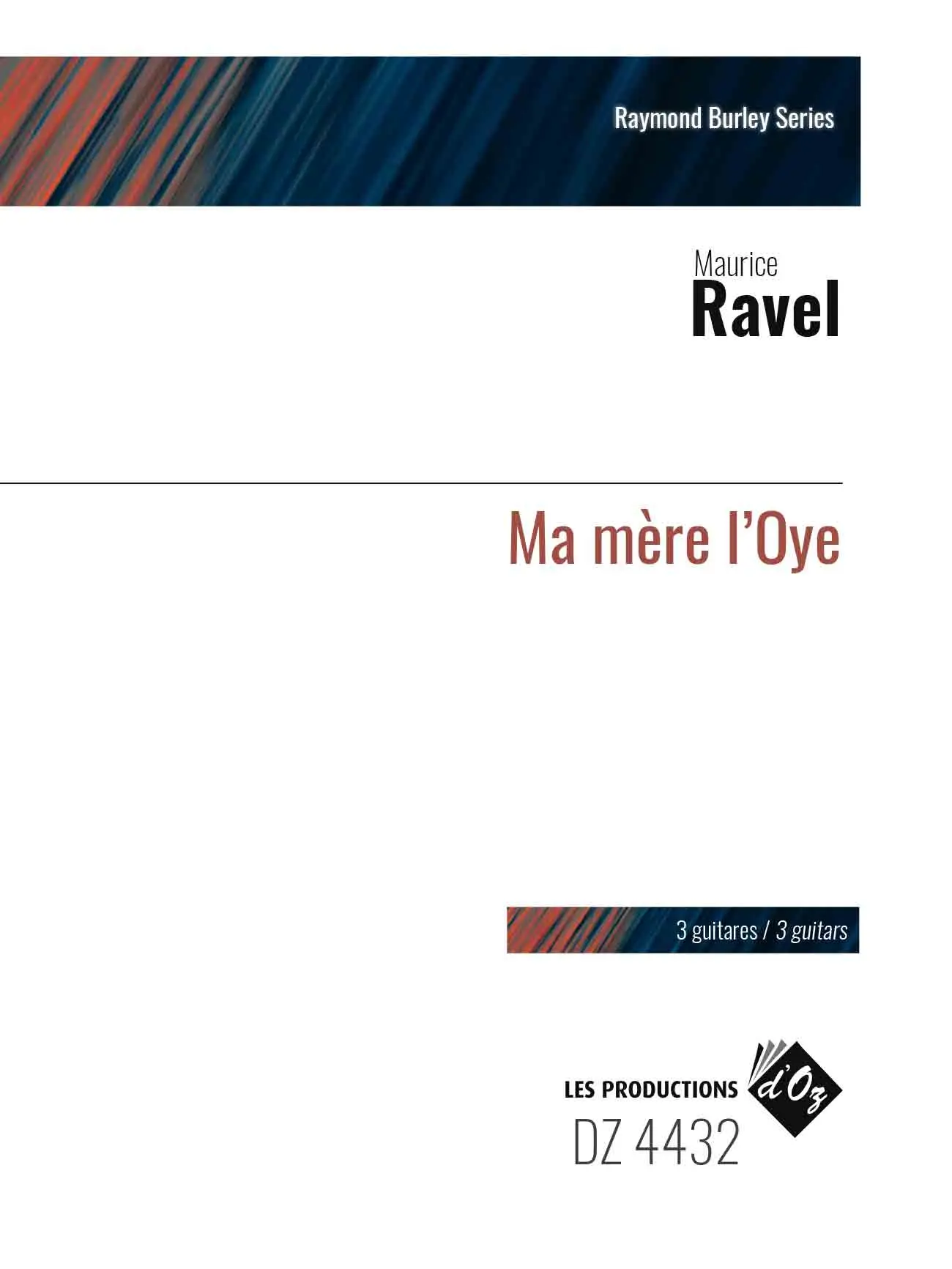 Ravel arr. by Burley | Ma mere l’Oye for 3 guitars